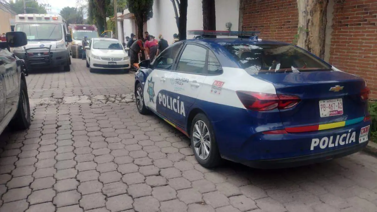 Cuentahabientes son baleados y despojados de efectivo en San Pedro Cholula