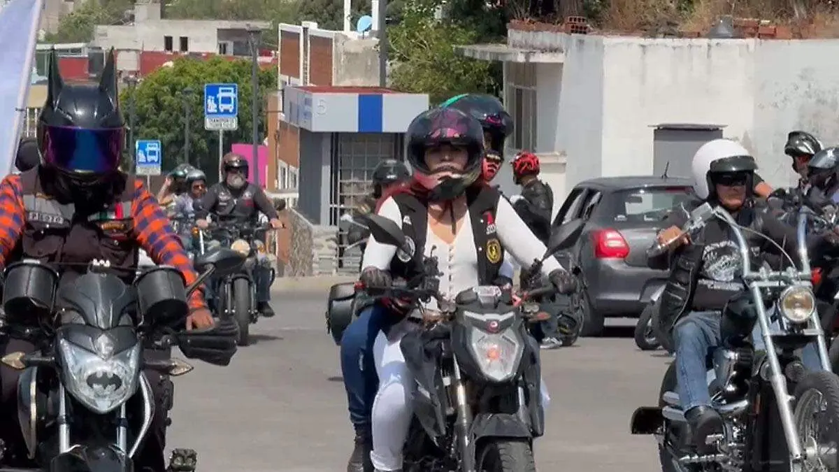 motociclistas en Puebla piden ser escuchados 