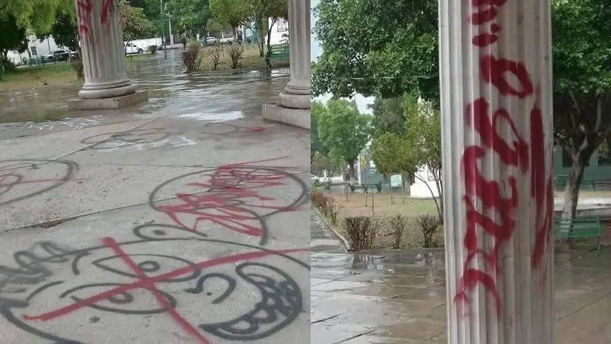 vandalizan parque la Arcadia en Tehuacán 