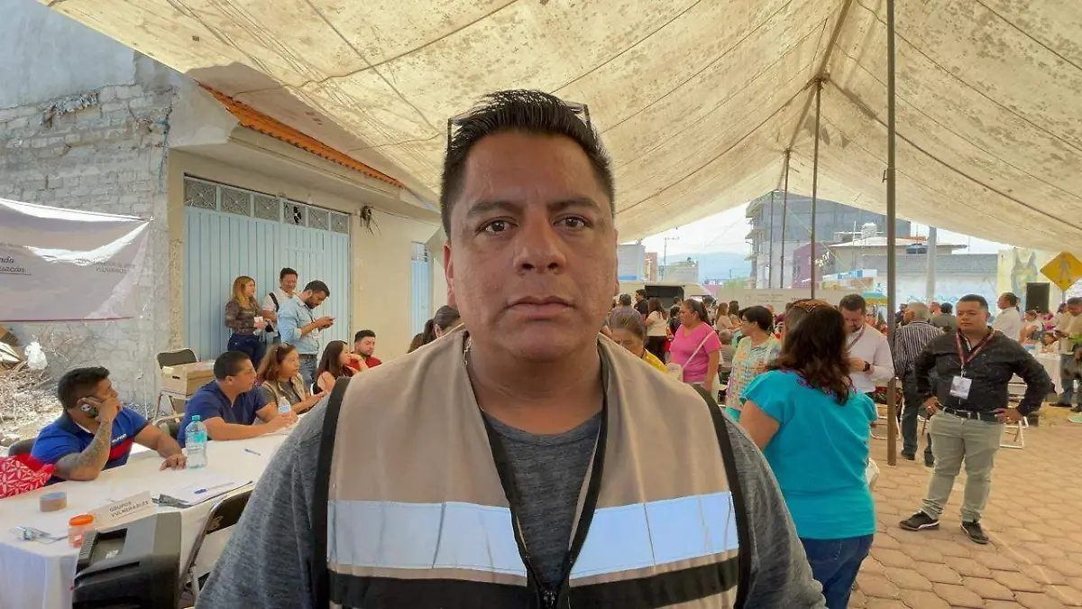 Daniel Rodríguez coordinador de Parques y Jardines