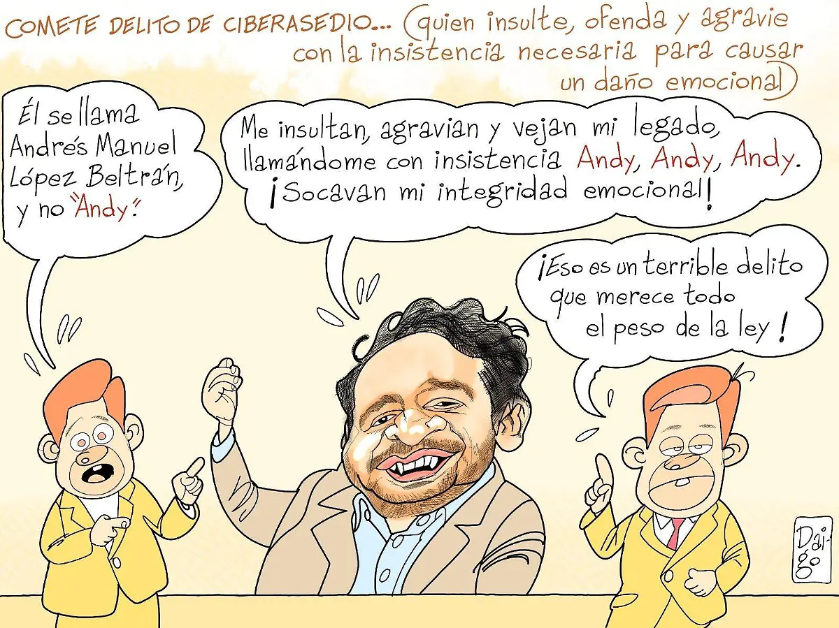 comete delito de ciberasedio