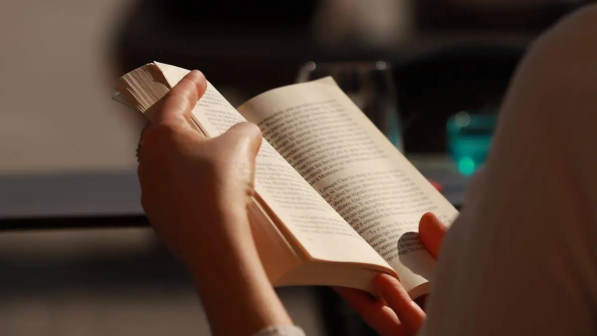 persona leyendo un libro