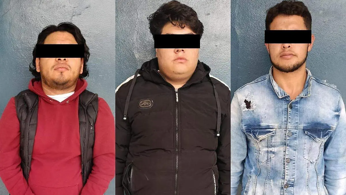 Tres hombres, presuntamente dedicados al robo a transporte de carga, fueron detenidos por autoridades estatales