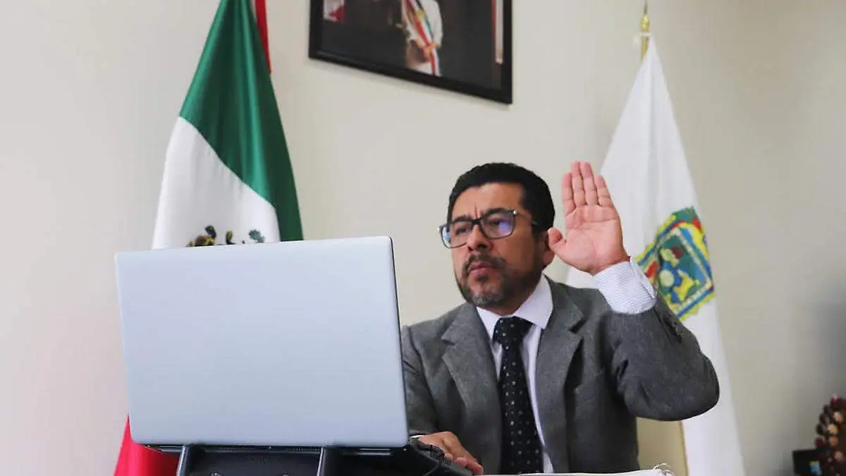El secretario de Anticorrupción y Buen Gobierno de Puebla, Alejandro Espidio Reyes