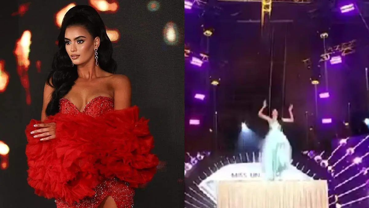 De los sueños al susto caída de concursante en Miss Universe Latina desata ola de críticas
