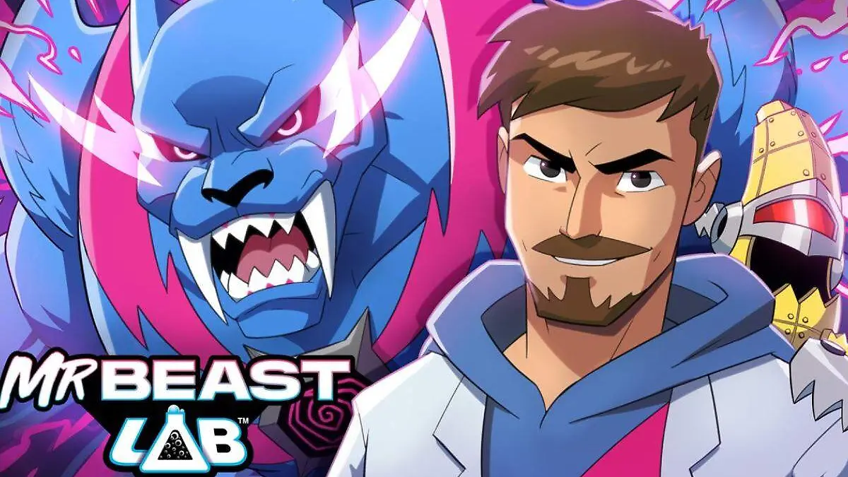 MrBeast Lab caricatura animada del influencer MrBeast