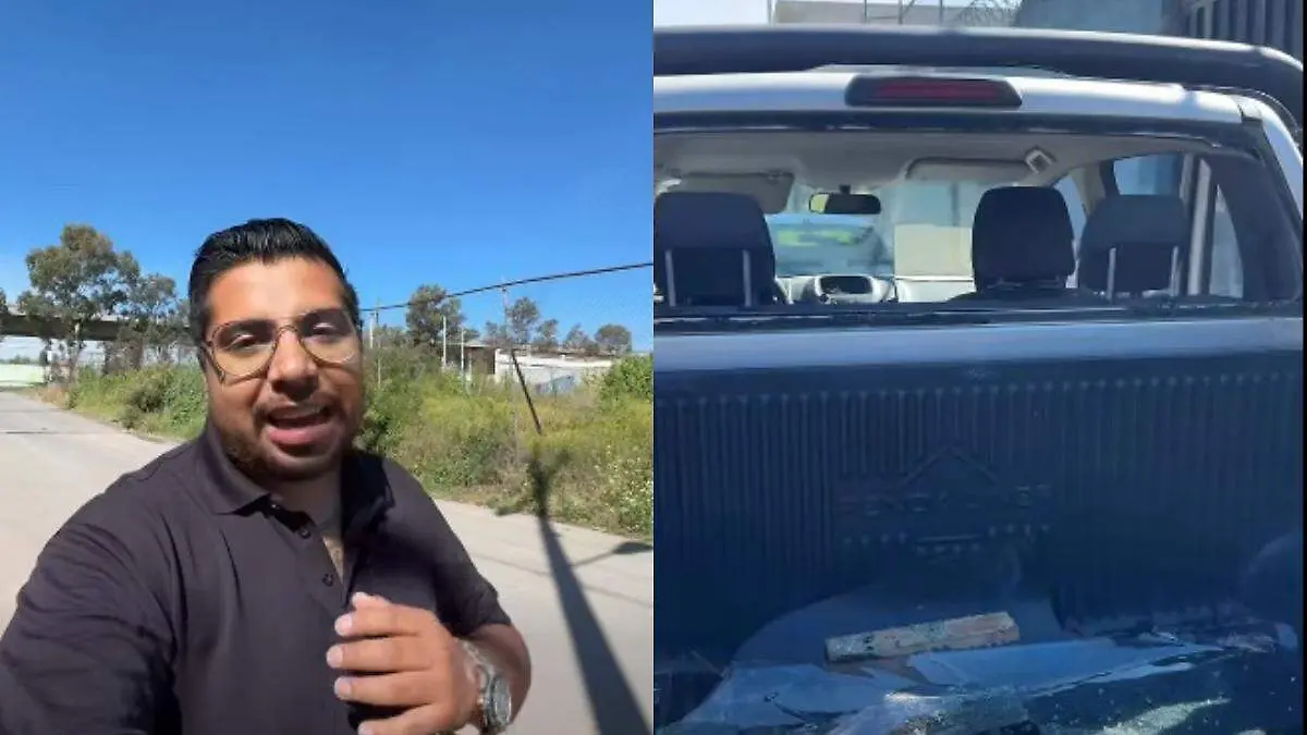 ¡Le dan cristalazo a Paco El de las Empanadas en Puebla mientras repartía mercancía!