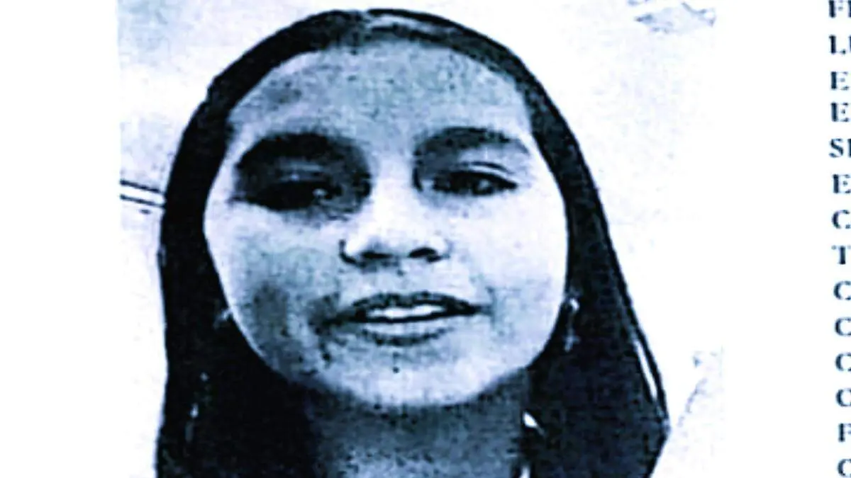 menor desaparecida