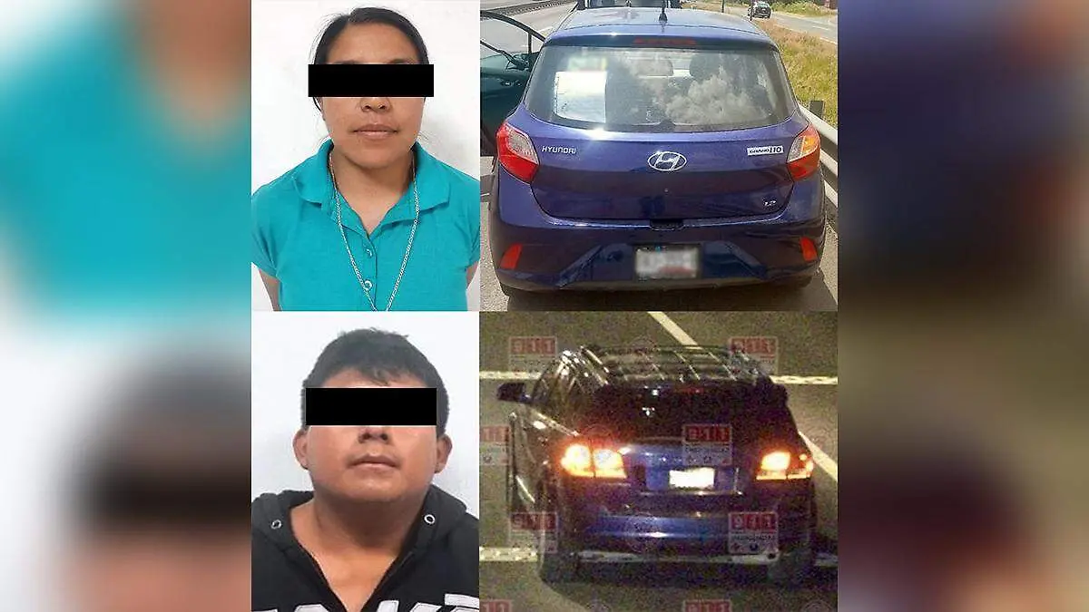 Un hombre y una mujer que conducían vehículos con reporte de robo, fueron detenidos
