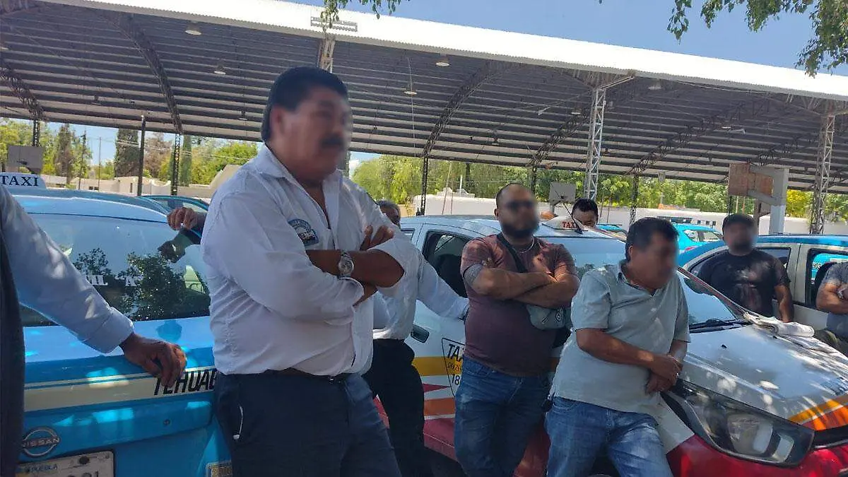 taxistas de Tehuacán cancelan protesta