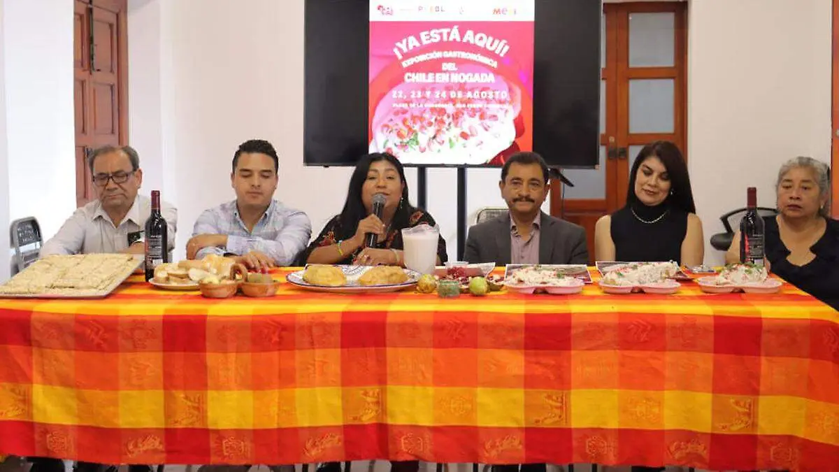 El Gobierno Municipal de San Pedro Cholula anunció la Exposición Gastronómica del Chile en Nogada