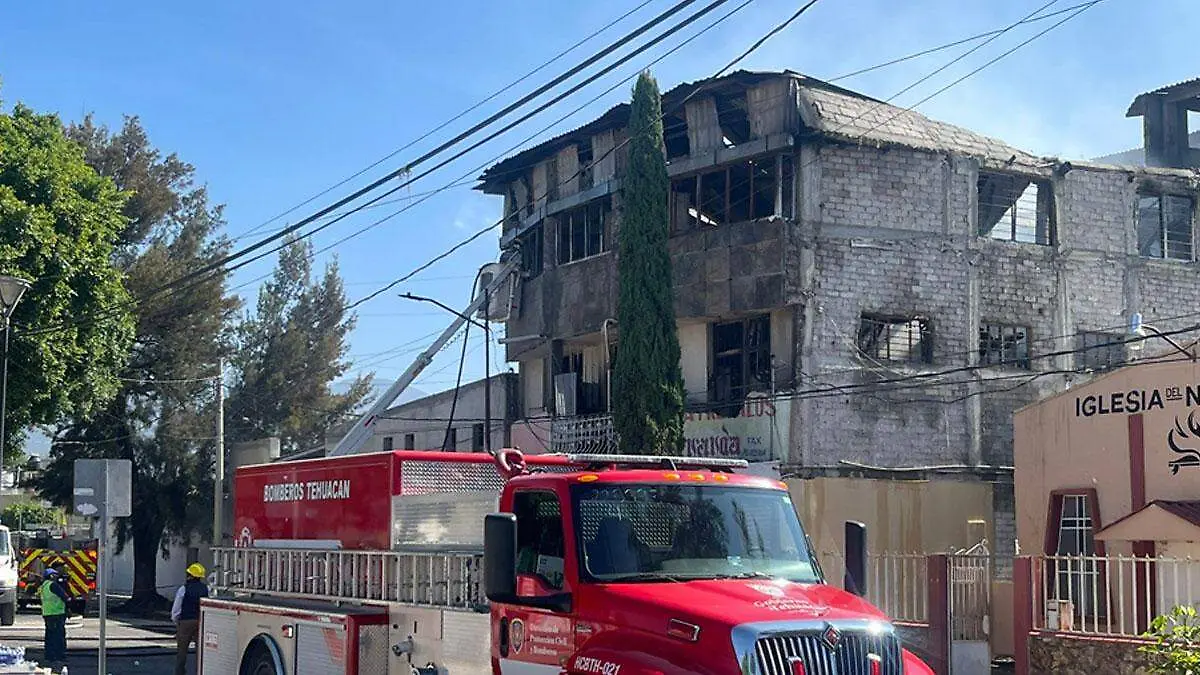 fuego arrasa con maquiladora de tehuacán 25 agosto de 2025