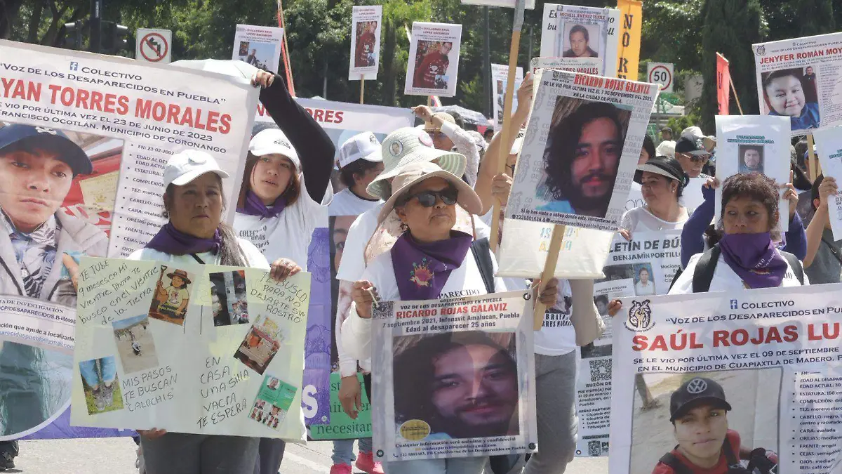 víctimas de desaparición en Puebla