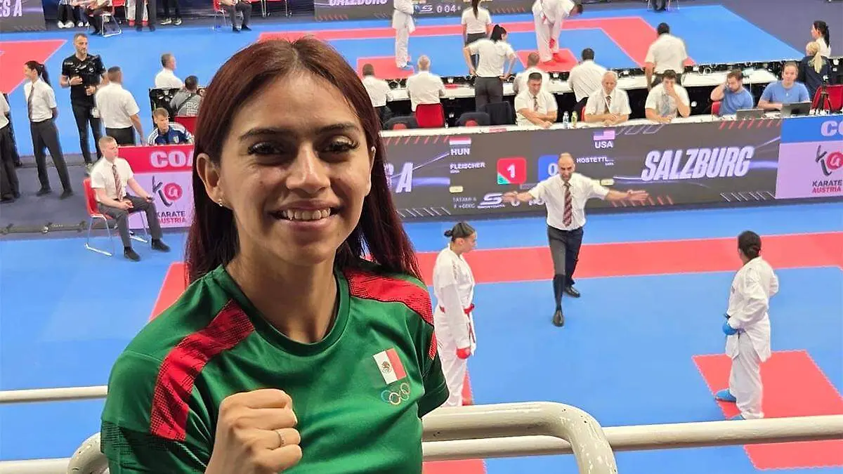 La poblana Yuriko Cortés compite en la Serie A de Karate 1 con México, en su camino por mejorar su posición en el ranking WKF