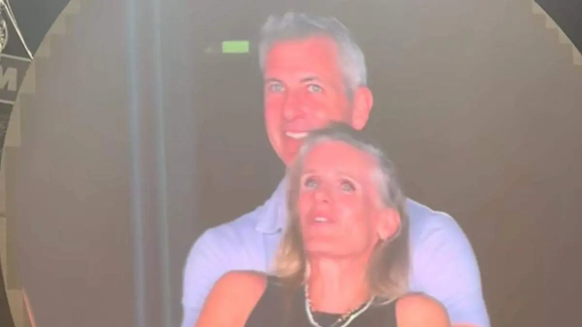 Kristin Cabot y Andy Byron en concierto de Colsplay