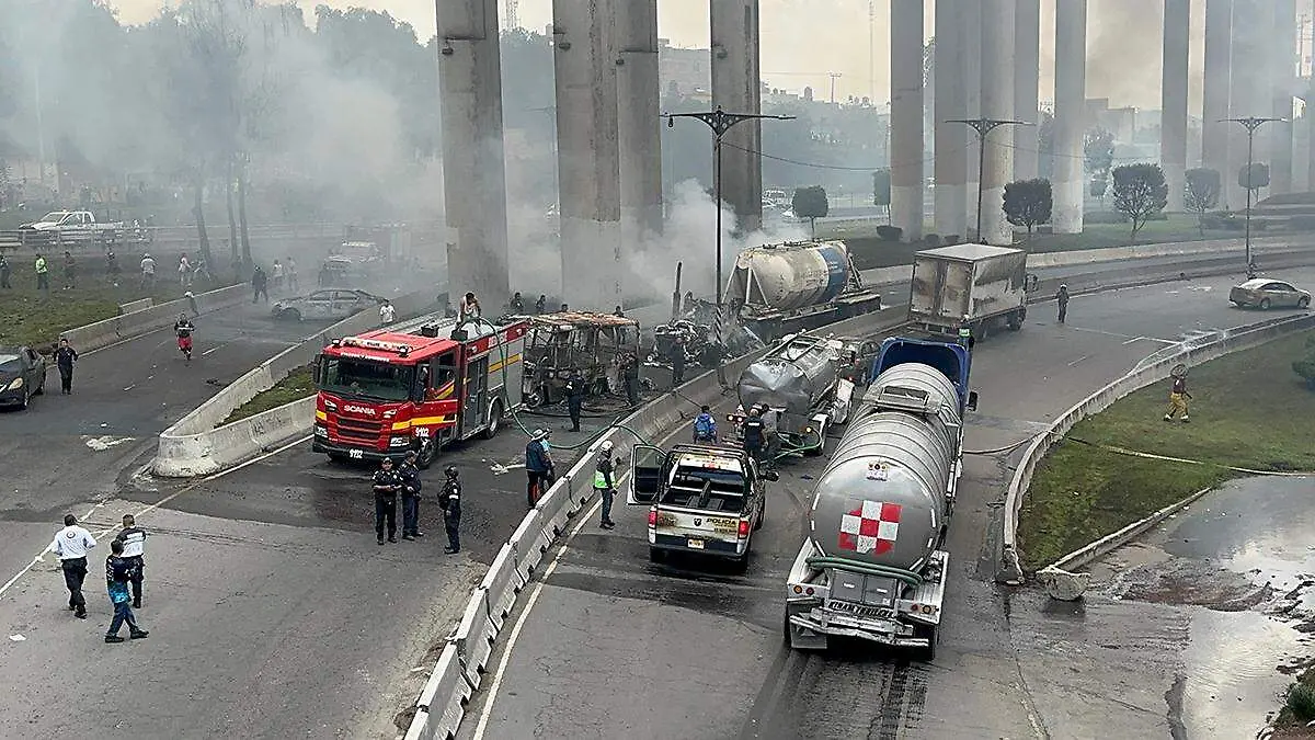 El Gobierno del Estado de Puebla informó que algunos vehículos con placas poblanas se vieron afectados por la explosión