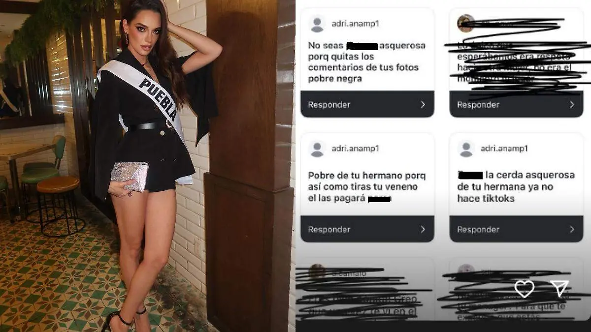 Amenazas de muerte a Miss Puebla tras sus comentarios sobre Fátima Bosch