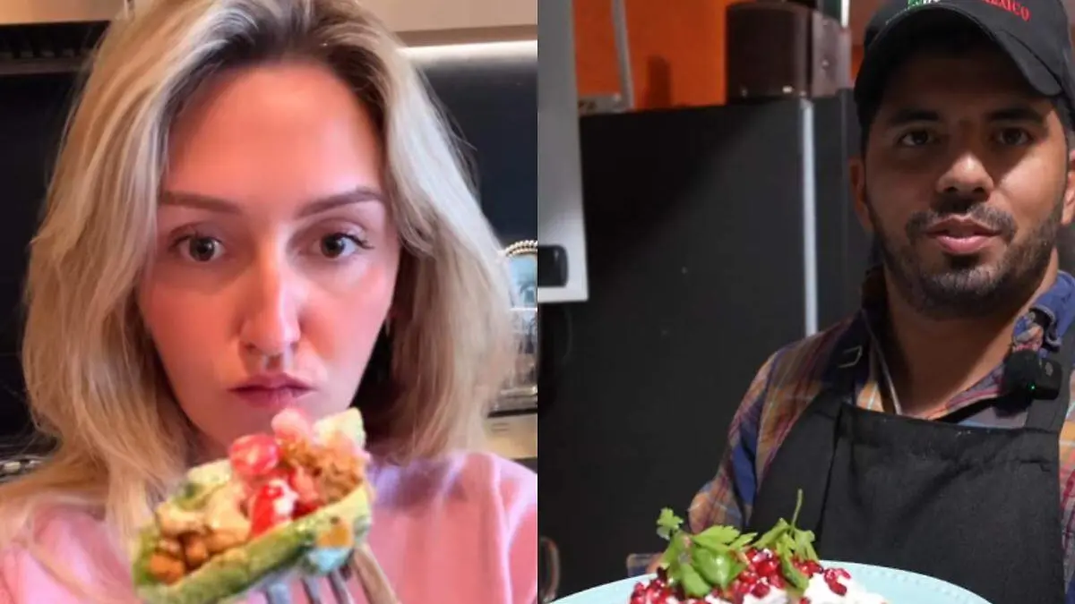 influencers prueban el chile en nogada
