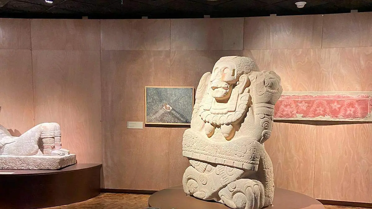 Señora de la falda de Estrellas pieza arqueológica de Tehuacan