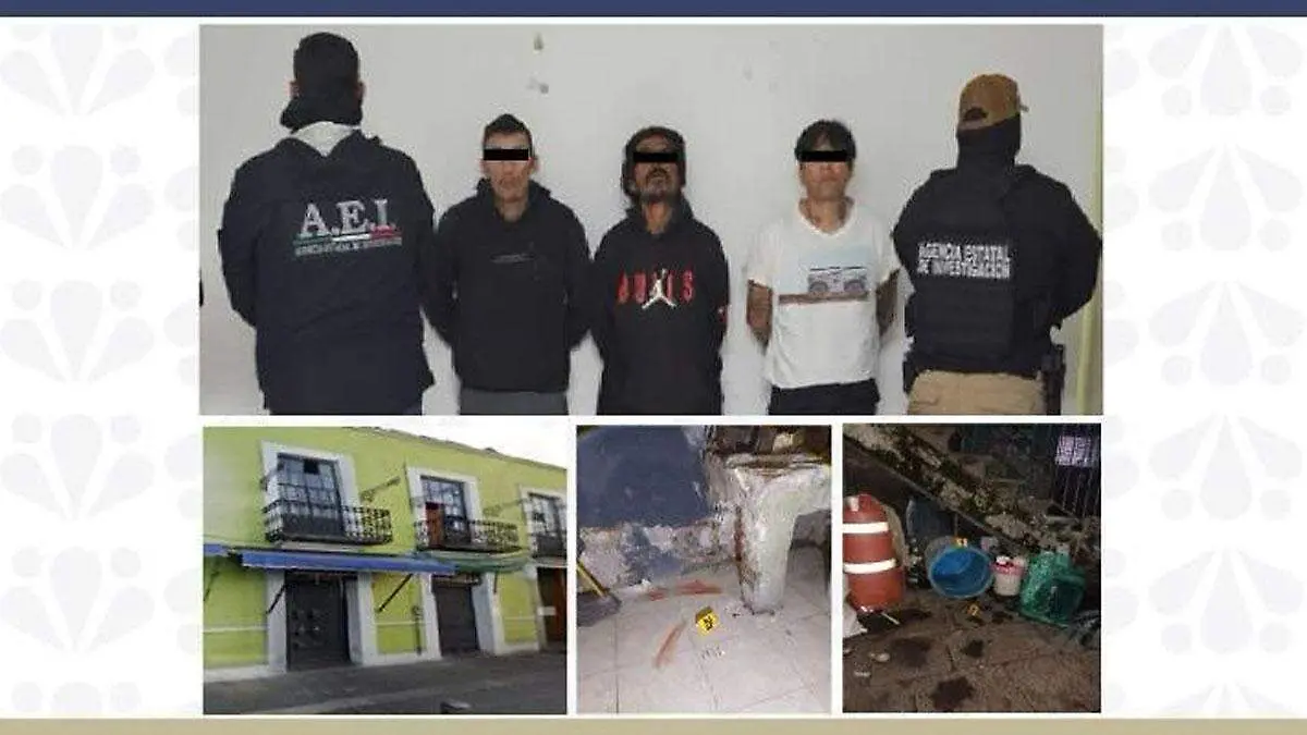 Detienen a José Iván N, Eleazar y Paulino, homicidas de entambado en mercado 5 de mayo 