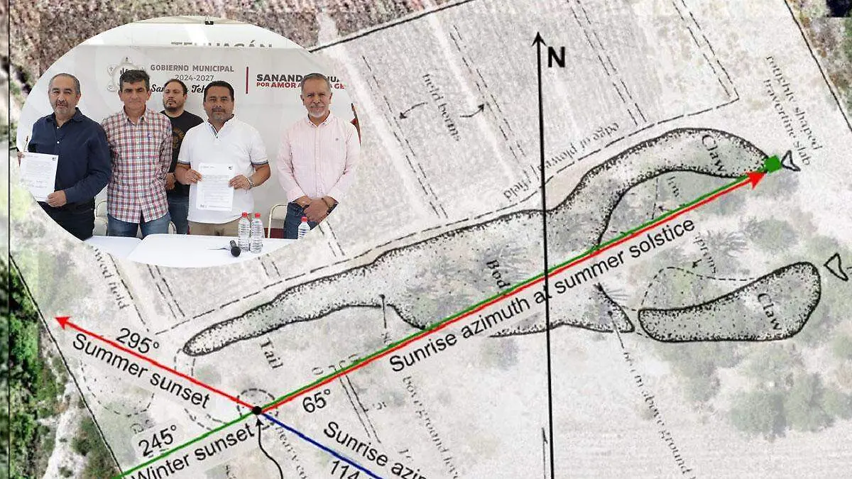Gobierno de Tehuacán e INAH aseguran protección a zona donde se ubica el observatorio astronómico de Mesoamérica 