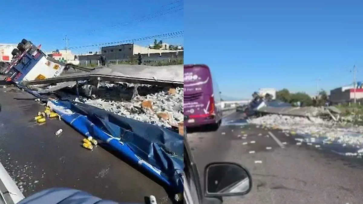 accidente en la autopista Puebla Orizaba 