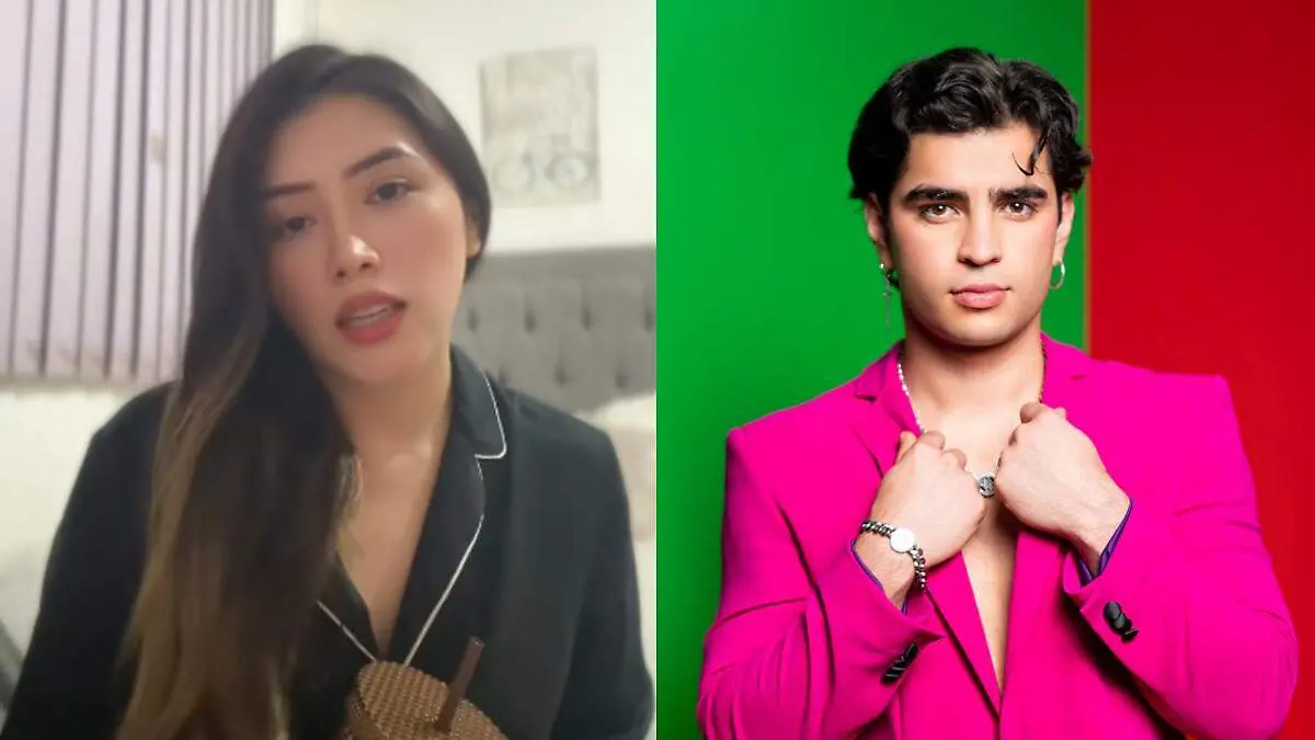 Aaron Mercury y fan que lo cuestiono en la Casa de los Famosos