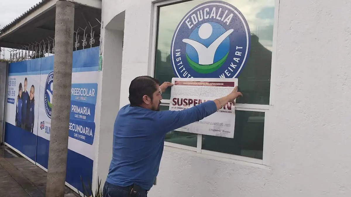 La dependencia no ha detallado cuánto tiempo permanecerá la suspensión en el Instituto Educalia David Weikart
