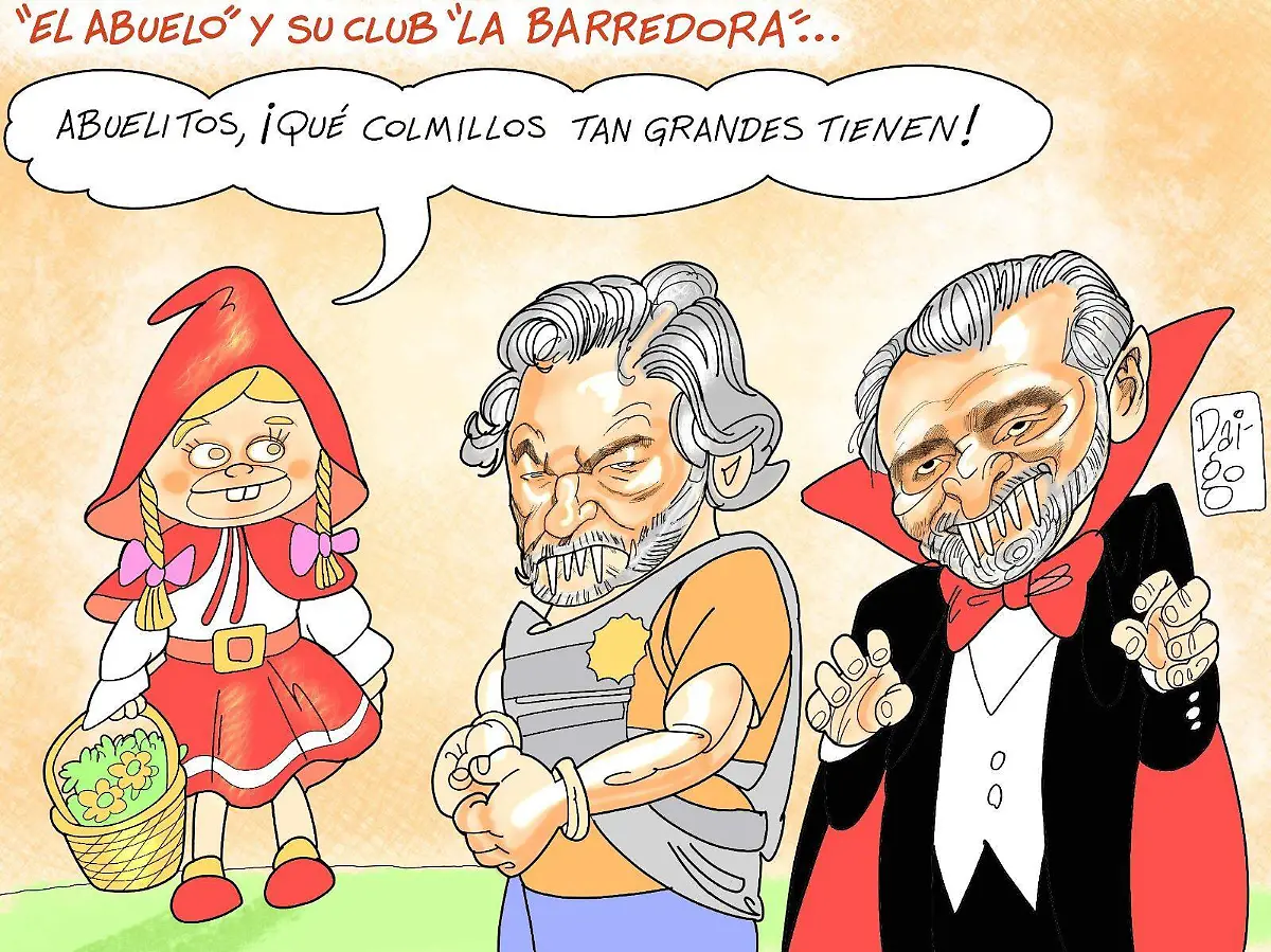 'El Abuelo y su club 'La Barredora'...