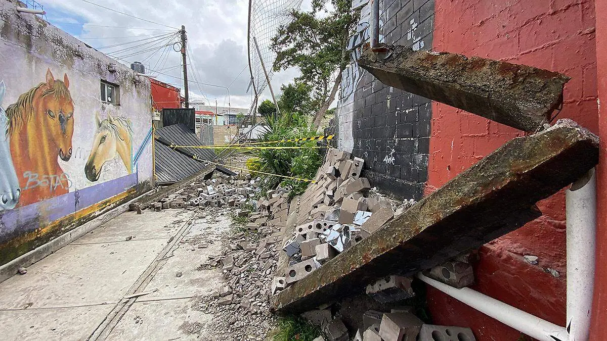 La vivienda de Melquiades Altamirano Martínez, un hombre de aproximadamente 60 años, fue la que tuvo daños