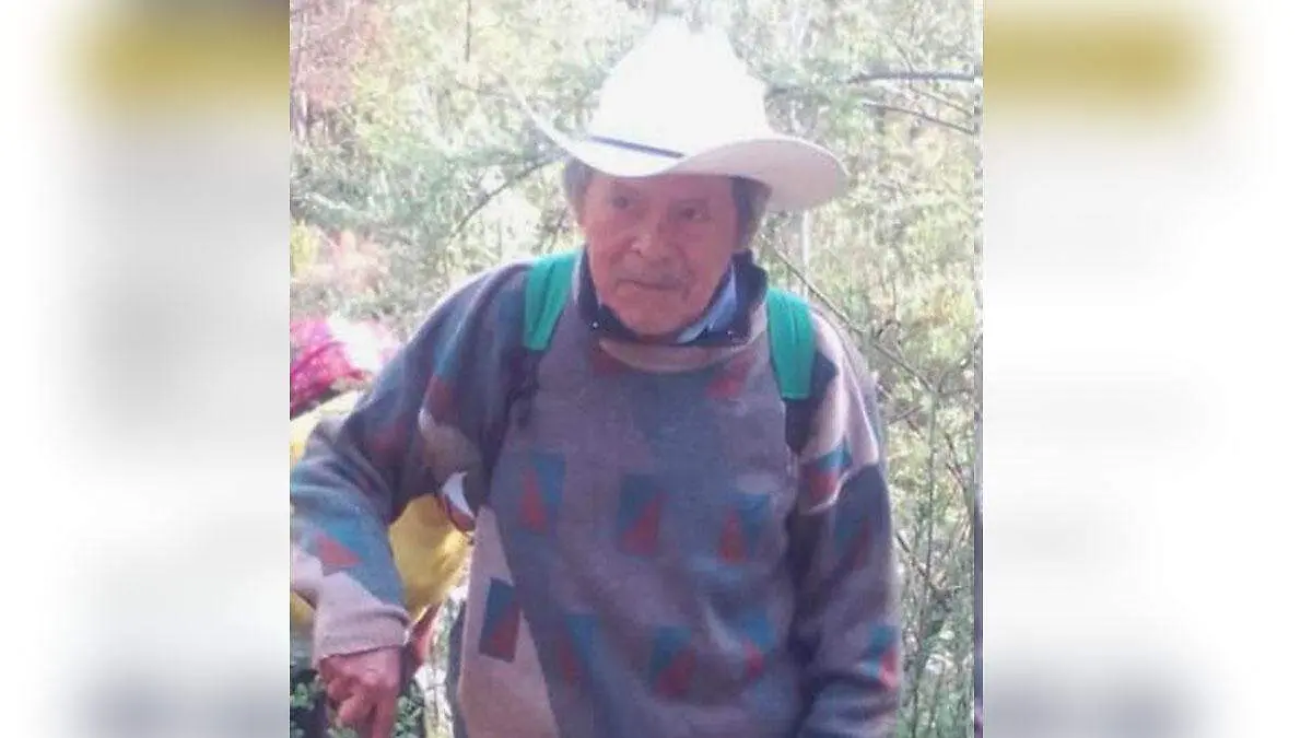 José Pablo Emiliano Cruz  de 78 años desaparecido en Zacatlán 