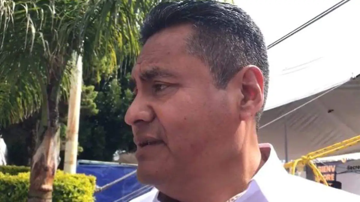 El presidente municipal de Coronango, Armando Aguirre Amaro