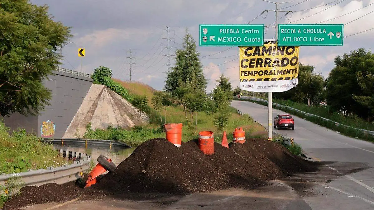 cierre de puente inferior en Periferico