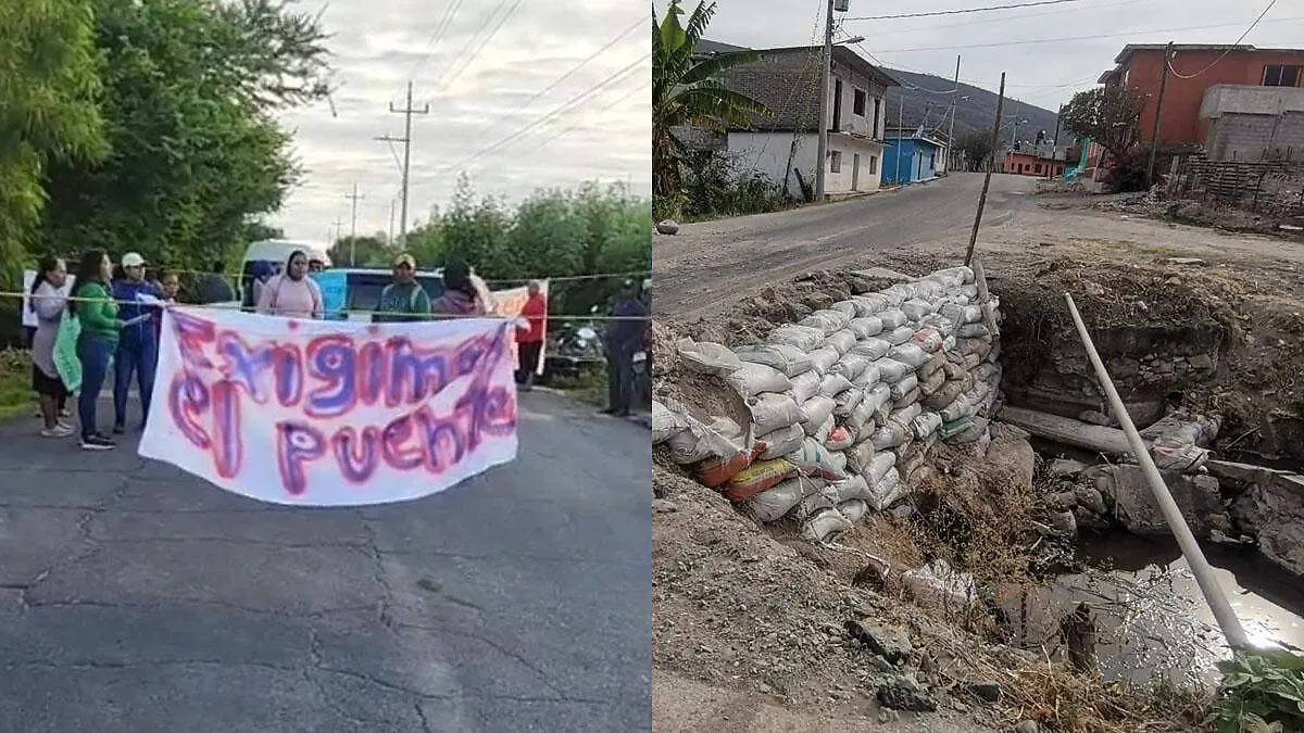 En su momento autoridades prometieron reparar el puento lo más pronto posible