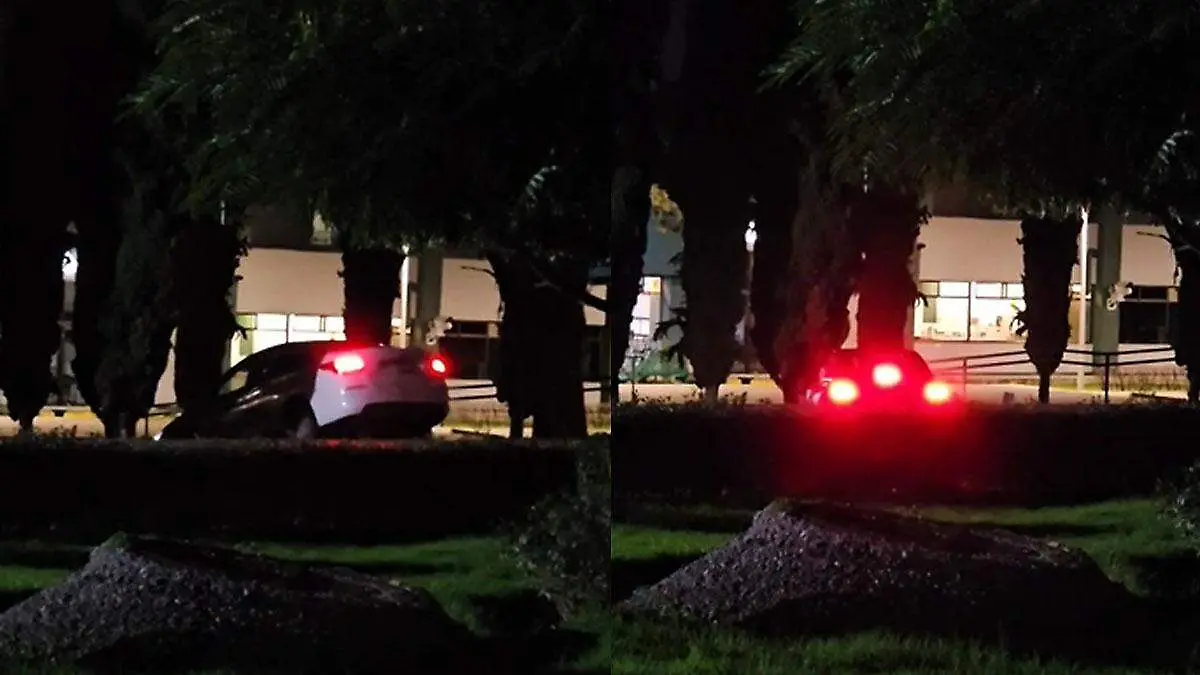 Vehículo se mete a toda velocidad a la Universidad Tecnológica de Puebla  y causa daños en instalaciones