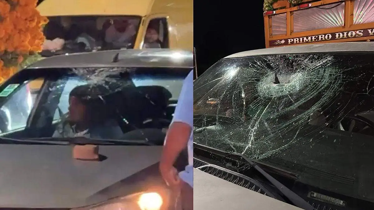 Atacan con piedras a tianguistas de Texmelucan en el Arco Poniente