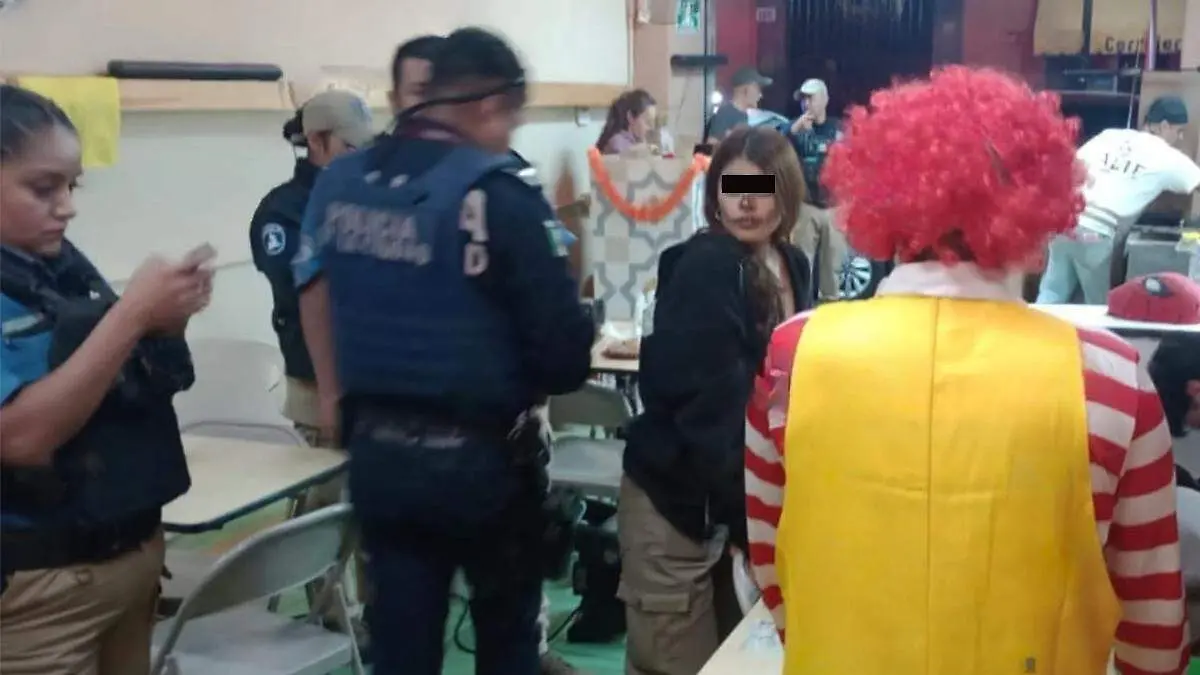 falso robo en el centro