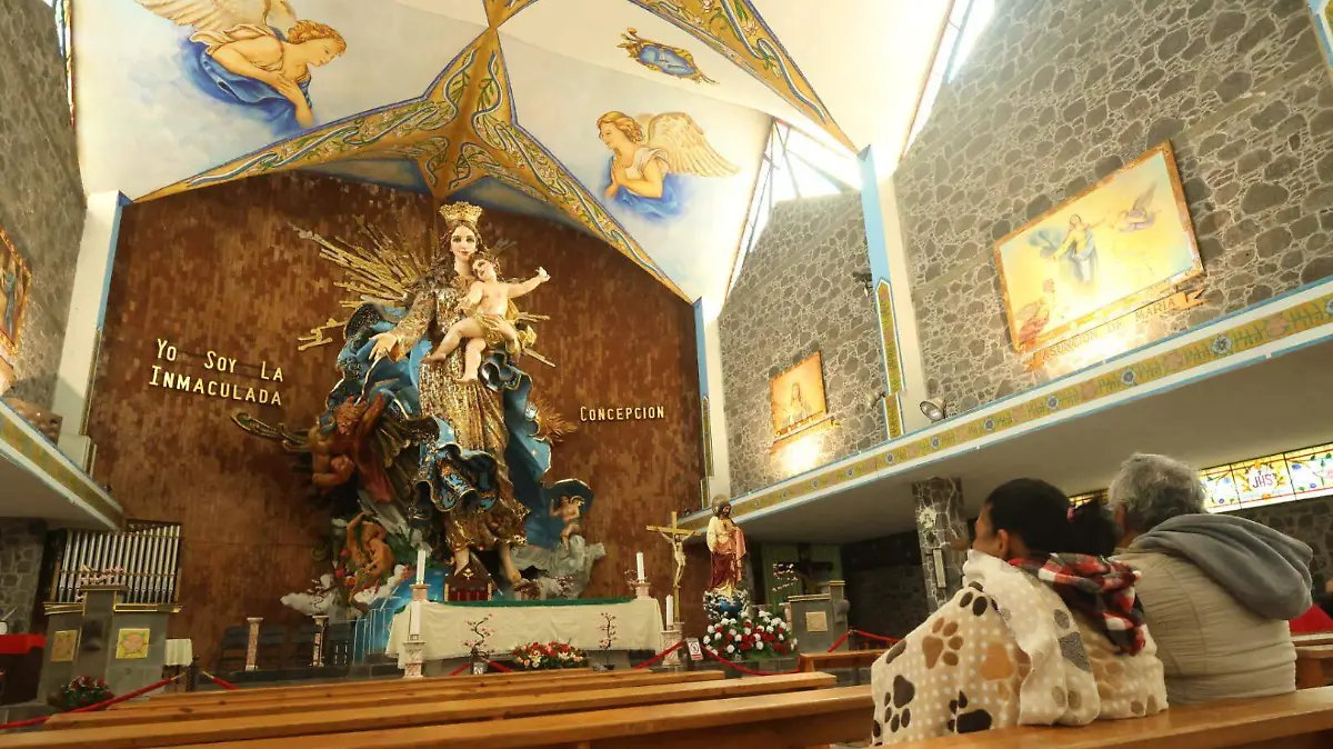 iglesia y virgen de Chignahuapan