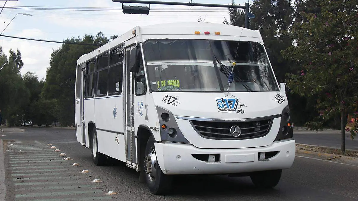 los puntos más inseguros del recorrido de la ruta M17 son el Centro Histórico, el Mercado Morelos y el camino a La Resurrección