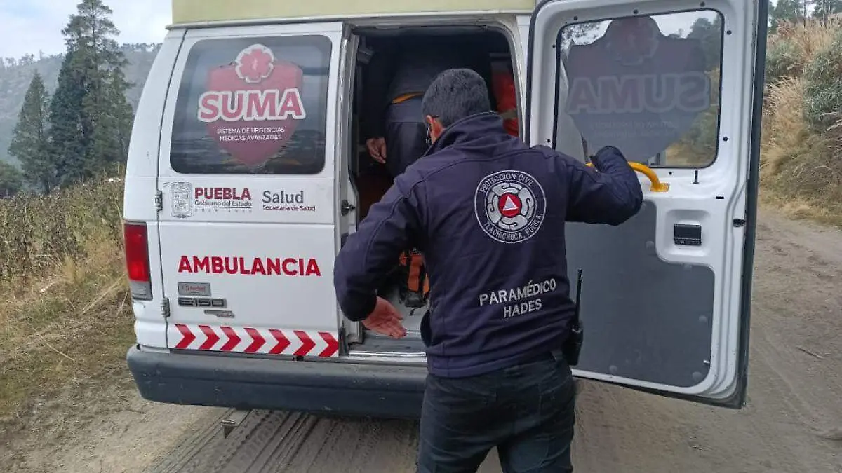 rescate de alpinista en el Citlaltépetl