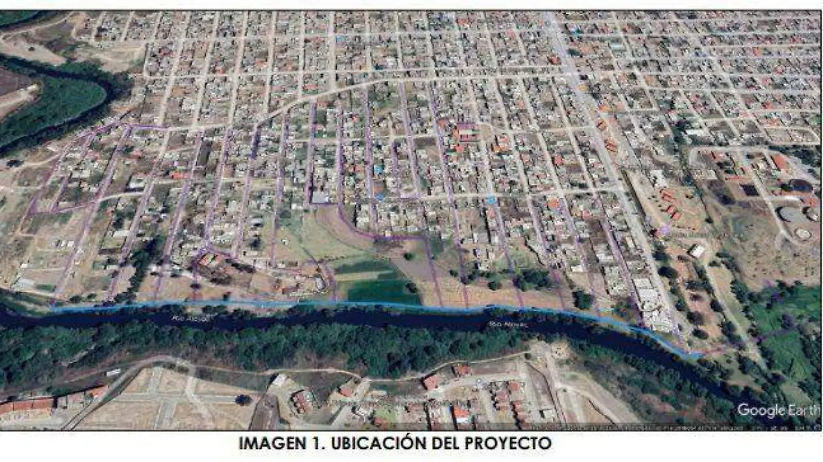 colector sanitario que pretende agua de puebla en Castillotla