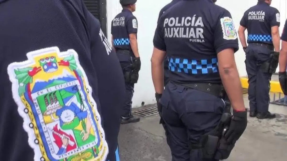 policia auxiliar de Puebl