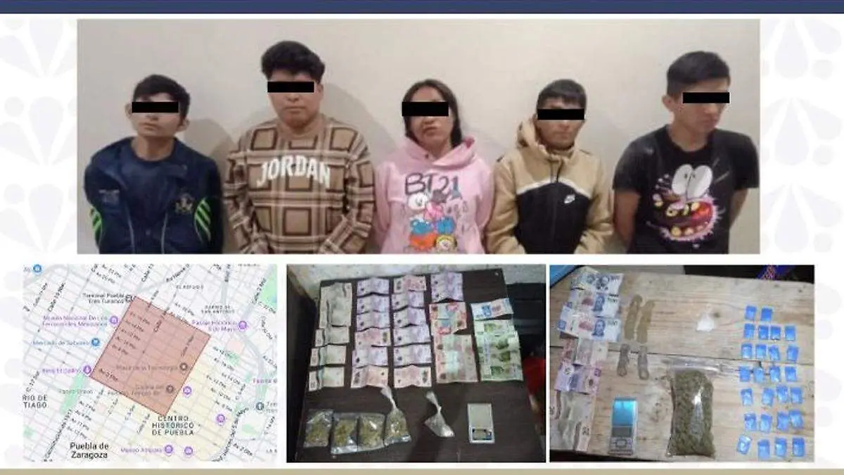 Los Keos operaban desde el Centro de Puebla capital y usaban cámaras de videovigilancia 