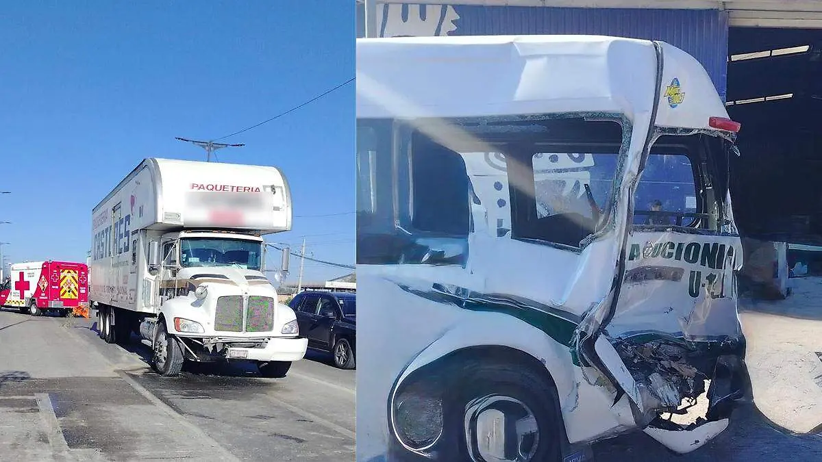 accidente entre combi y camión de Tehuacàn deja 7 herudois 