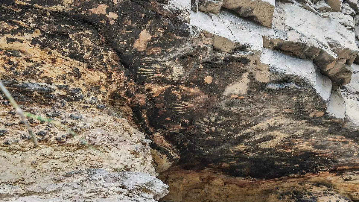 Pinturas rupestres en Tehuacan