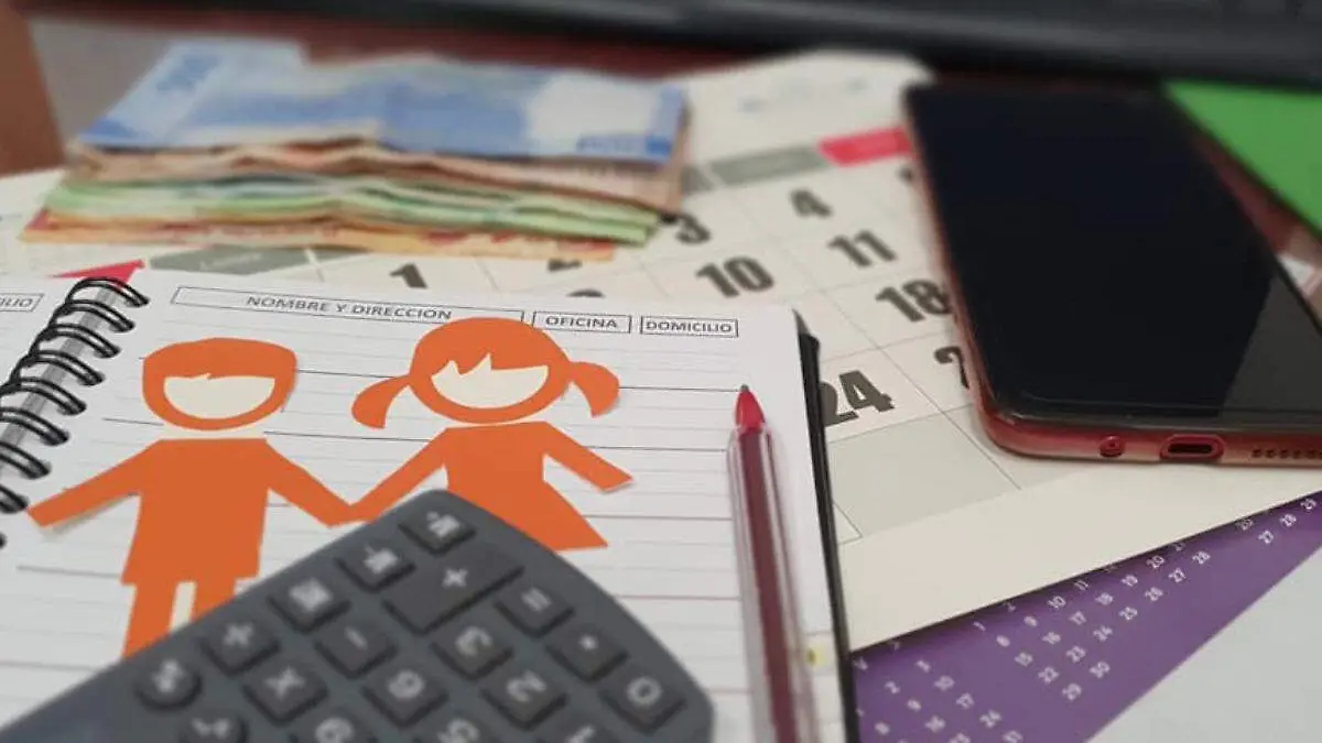 Pension alimenticia ilustracion