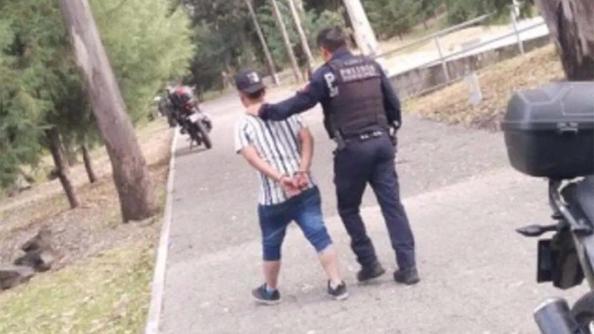 El probable responsable recogió el dispositivo e intentó darse a la fuga