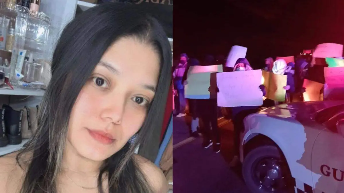 Lidya Valdivia joven desaparecida y manifestacion para encontrarla