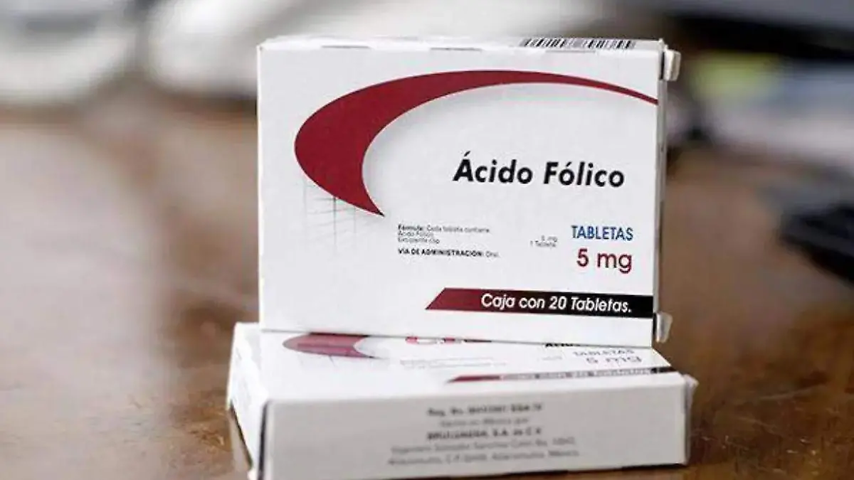 acido folico caja de pastillas