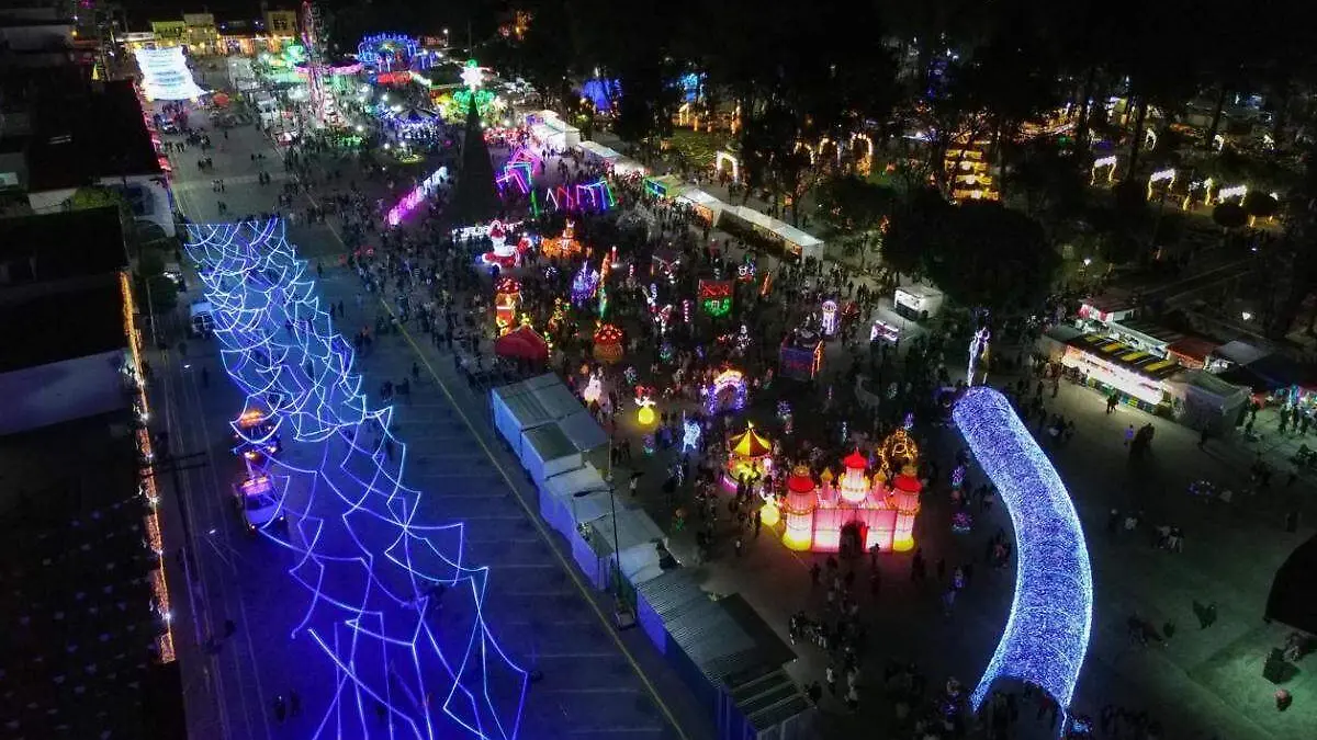 espacio ocupado por fiesta patronal